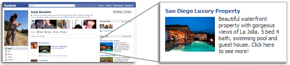 sample facebook ad